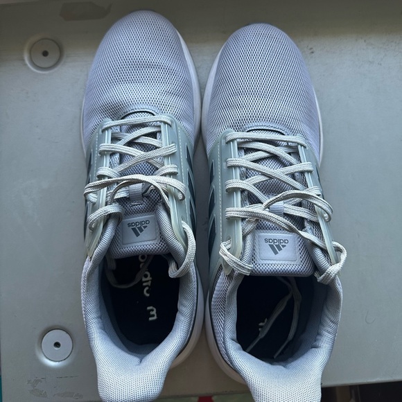 Men's Adidas Grey Athletic Trainers - Picture 5 of 6